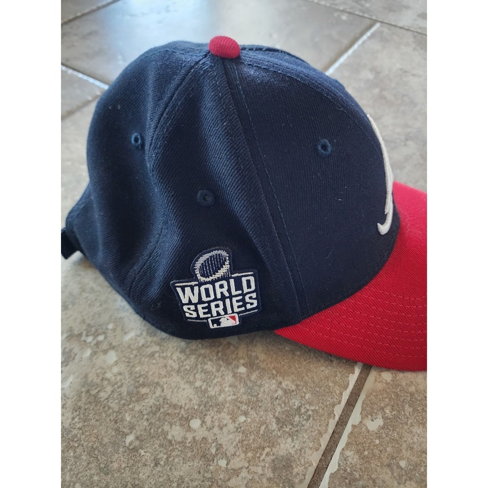 New Era Atlanta Braves 9FORTY Hat Navy 2021 World Series Patch Adjustable Cap
